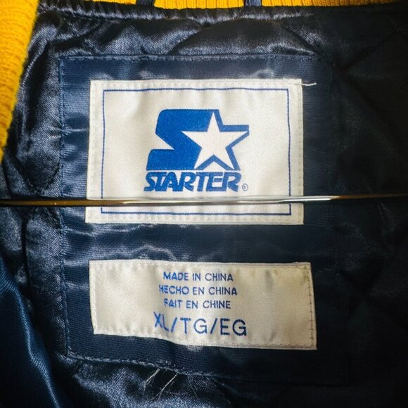 Men's Starter Winnipeg Blue Bomber Jacket, Size M/L/XL - Picture 6 of 6